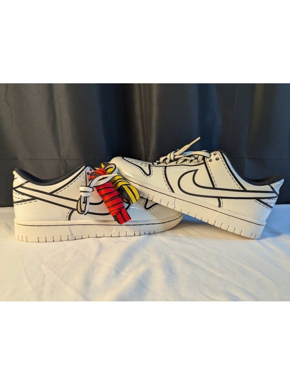 Nike Dunk Low x LEGO Sail Black Rush Red IF2117-100 Kids GS Size 6Y New With Box